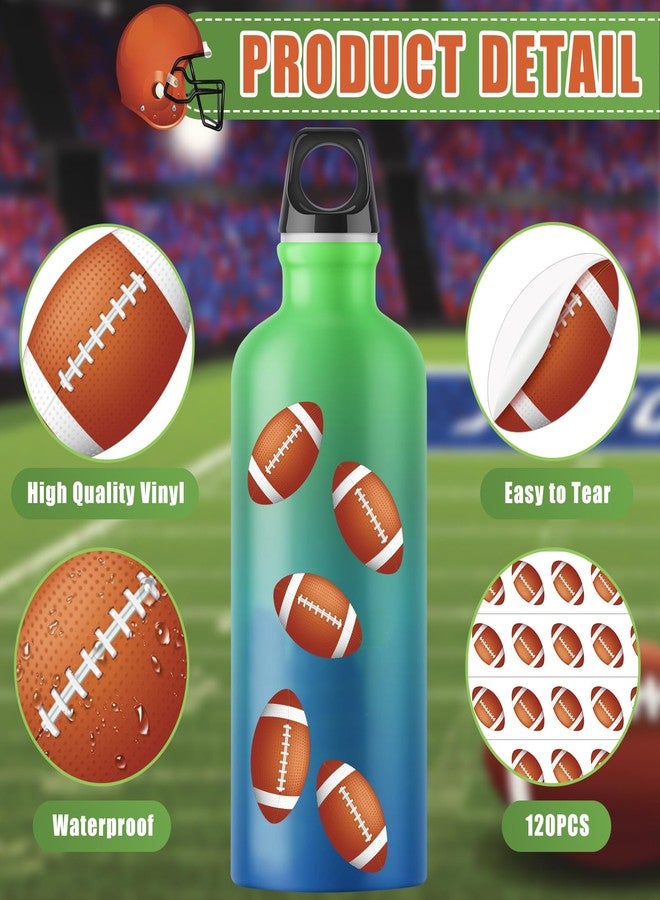 sodknow 120 Pcs Football Stickers Vinyl, Football Helmet Stickers for Water Bottle Kids Boys, Sports Ball Decals Waterproof for Football Sports Party Favor Supply Reward Pride Planner Calendar DIY Craft - Image 3